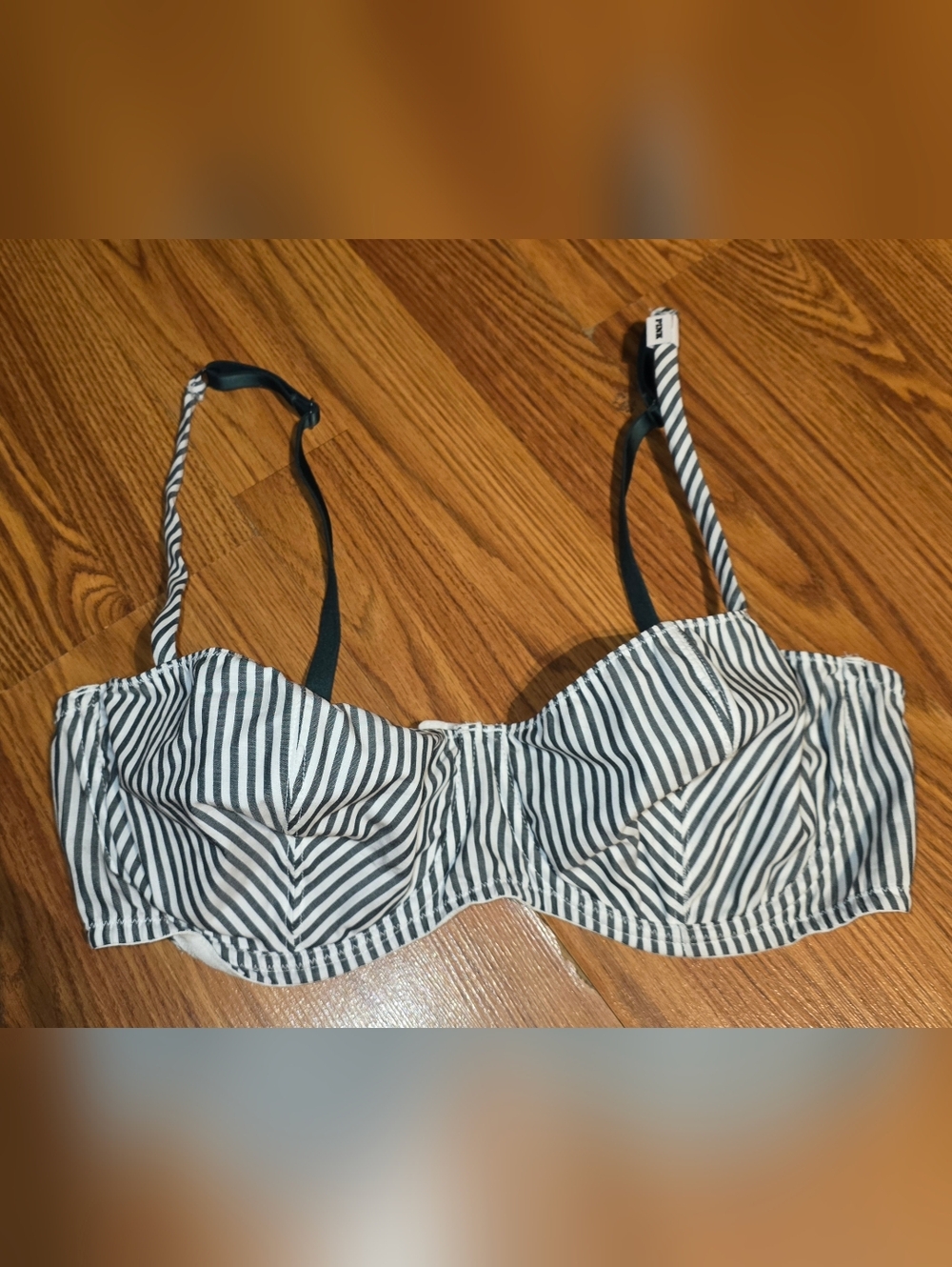 PINK Cotton Unlined Balconette Bra NWT